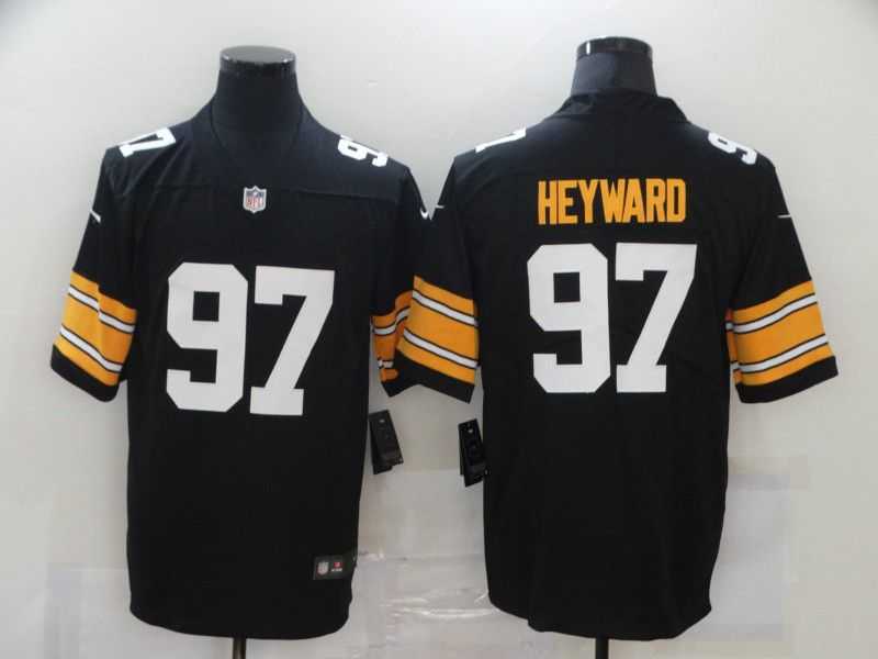 Men Pittsburgh Steelers 97 Heyward Black Nike Limited Vapor Untouchable NFL Jerseys